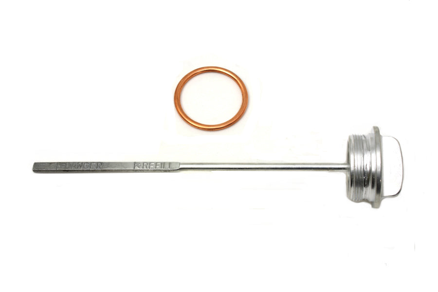 Cadmium Plated Oil Tank Filler Cap and Gauge Kit