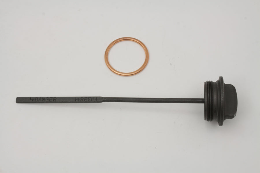 Parkerized Oil Tank Filler Cap and Gauge Kit