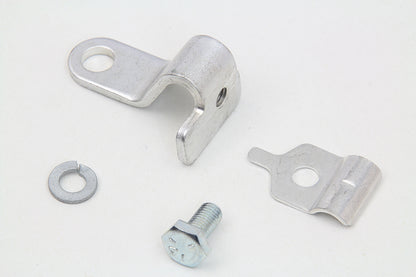 Cadmium Throttle Cable Bracket and Clamp