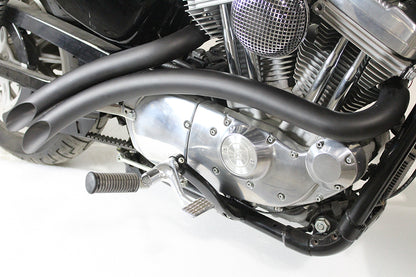 Curved Radius Exhaust Header Set Black