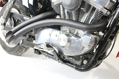 Curved Radius Exhaust Header Set Black