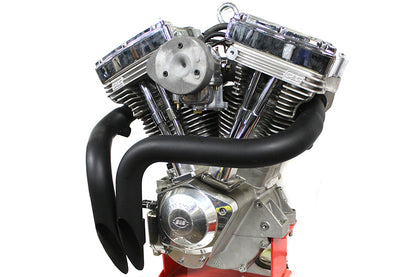 LAF Straight Down Drag Pipe Set Black