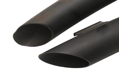 Curved Radius 2 Drag Pipe Set Black