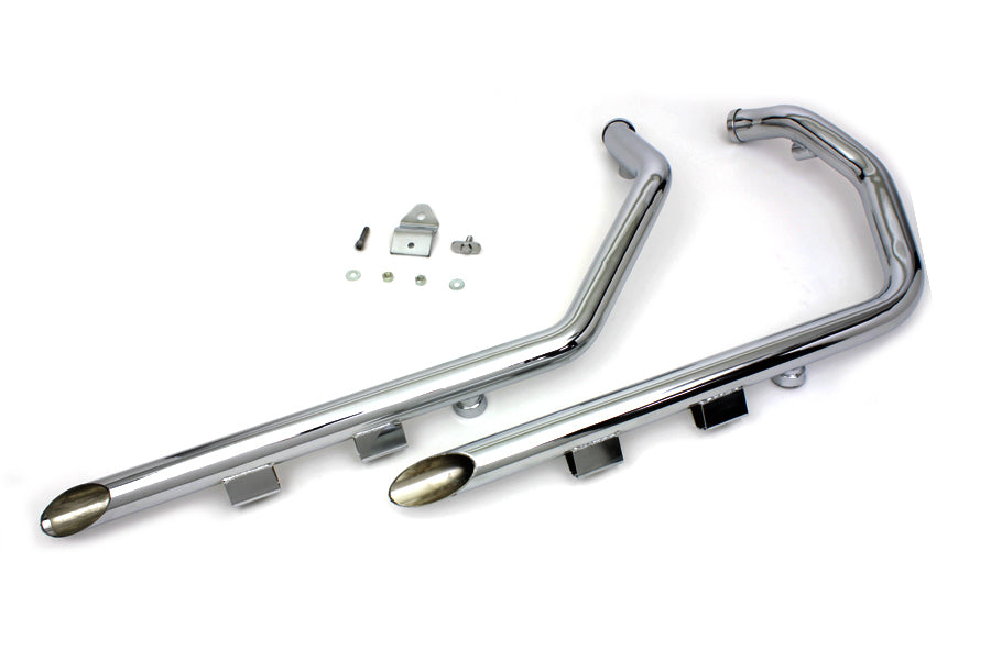 Wyatt Gatling Exhaust Drag Pipe Set Slash Cut
