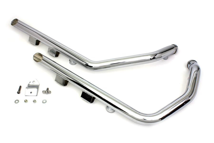 Wyatt Gatling Exhaust Drag Pipe Set Slash Cut