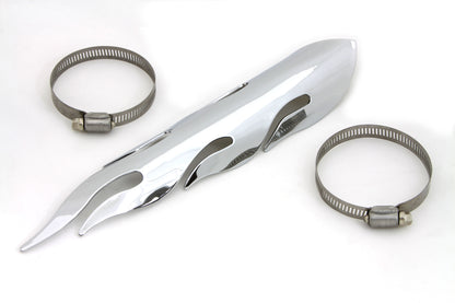 Exhaust Heat Shield Flame Style
