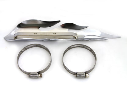 Exhaust Heat Shield Flame Style