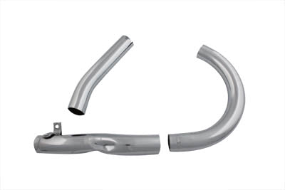 UL 3 Piece Exhaust System Set Chrome