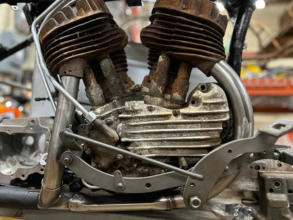 45 Exhaust Header Set Raw