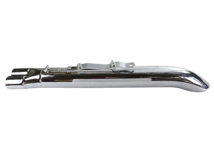 2:1 24 Collector Turn Out Muffler Chrome