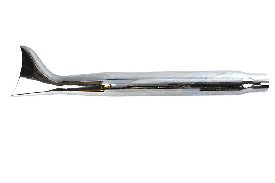 Chrome Tapered Fishtail Muffler 27",Y