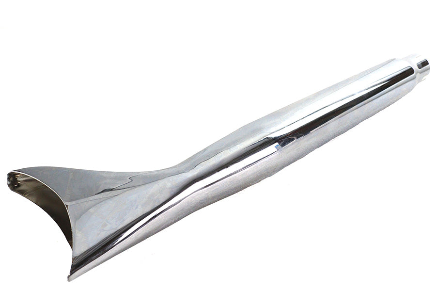 Chrome Tapered Fishtail Muffler 27",Y