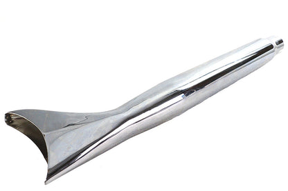Chrome Tapered Fishtail Muffler 27",Y