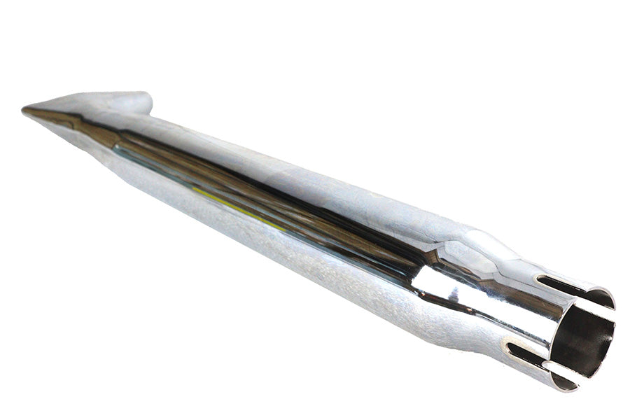 Chrome Tapered Fishtail Muffler 27",Y