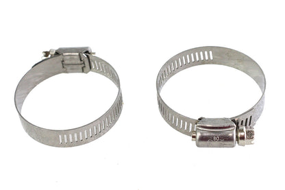Exhaust Pipe Heat Shield Worm Clamp Set