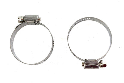 Exhaust Pipe Heat Shield Worm Clamp Set