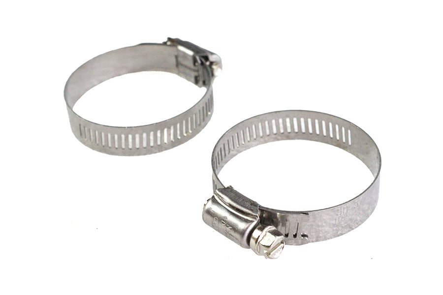 Exhaust Pipe Heat Shield Worm Clamp Set