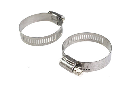 Exhaust Pipe Heat Shield Worm Clamp Set