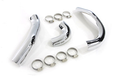 Dual Exhaust Pipe Heat Shield Set