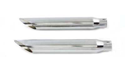 16-1/2 Baloney Slice Slip On Muffler Chrome