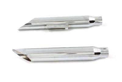 16-1/2 Baloney Slice Slip On Muffler Chrome