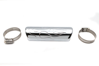 Exhaust Heat Shield Flame Style