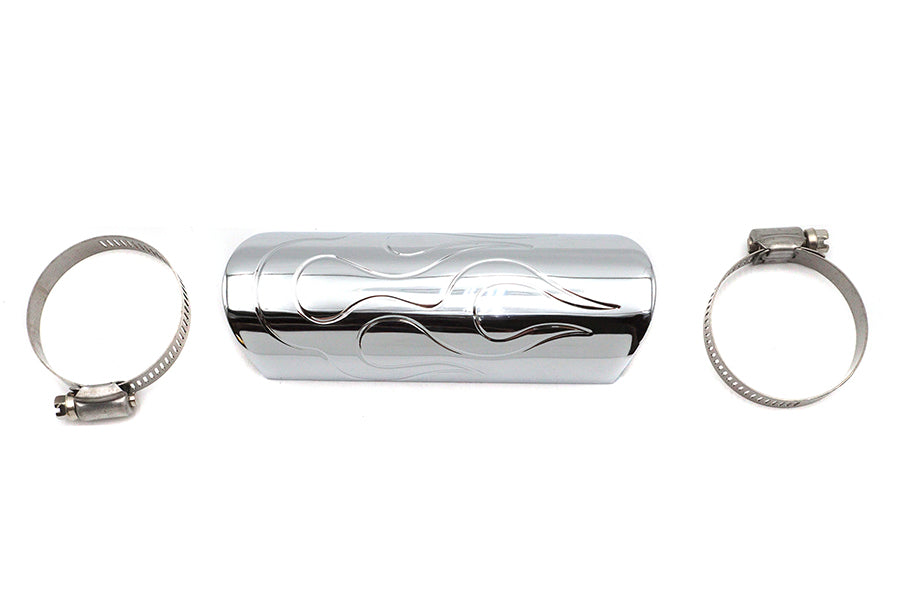 Exhaust Heat Shield Flame Style