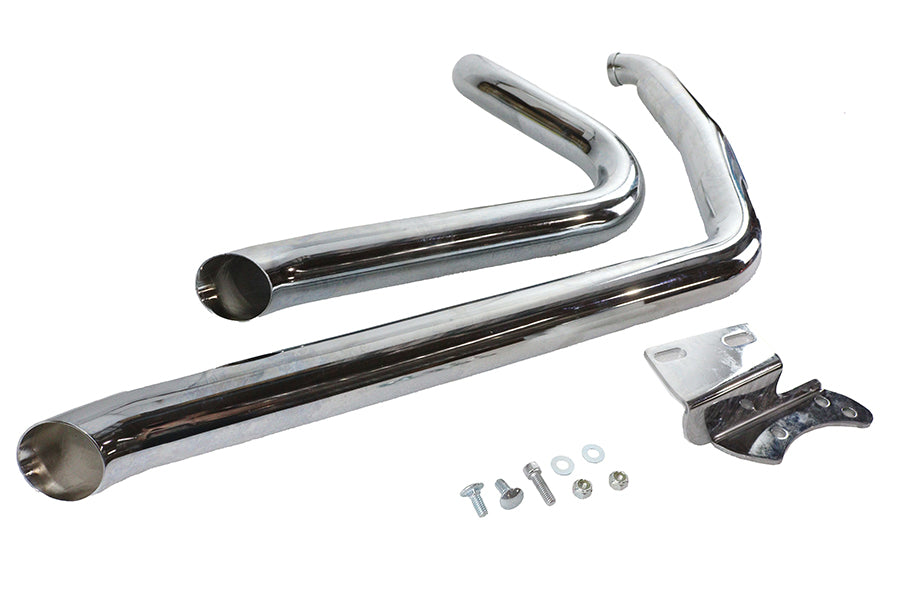 Exhaust Drag Pipe Set Side Sweep