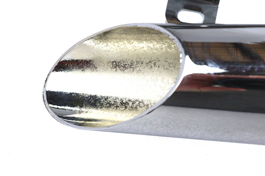Exhaust Drag Pipe Set Side Slash Style