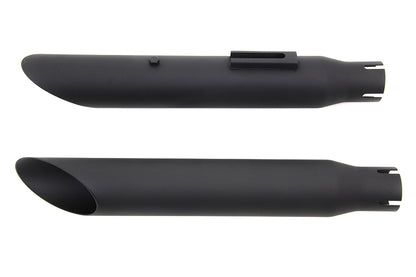 Wyatt Gatling Black Slash Slip-On Muffler Set