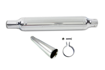 Chrome Muffler With Megaphone Tip