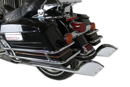 Batique Style Exhaust Tube Set Chrome