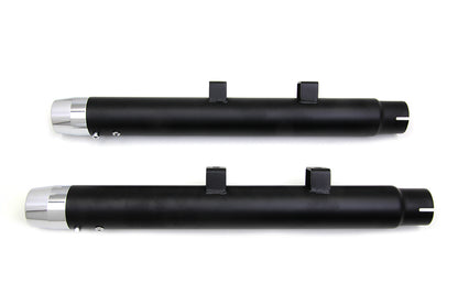2-1/4 Diameter Black Straight Muffler Set