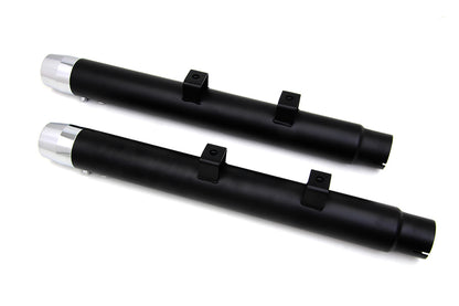 2-1/4 Diameter Black Straight Muffler Set