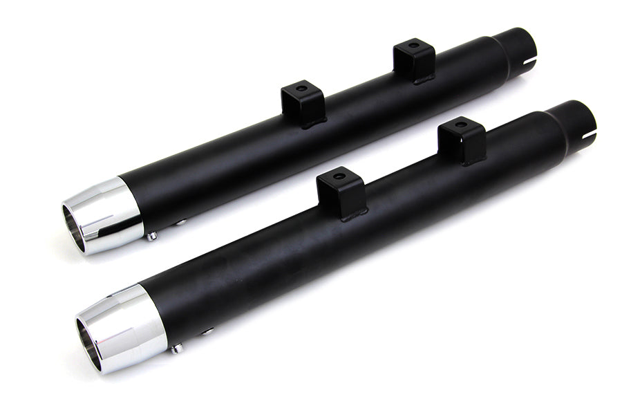 2-1/4 Diameter Black Straight Muffler Set