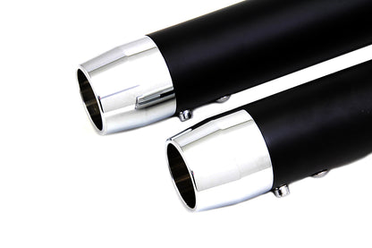 2-1/4 Diameter Black Straight Muffler Set