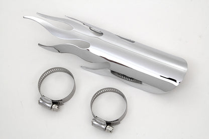 Chrome Flame Heat Shield