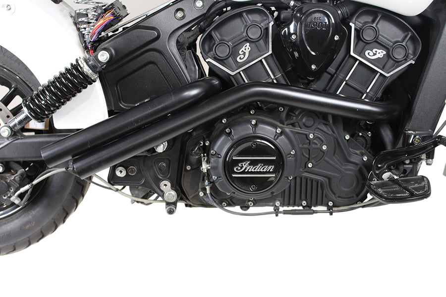 Indian Scout Drag Pipe Set Black