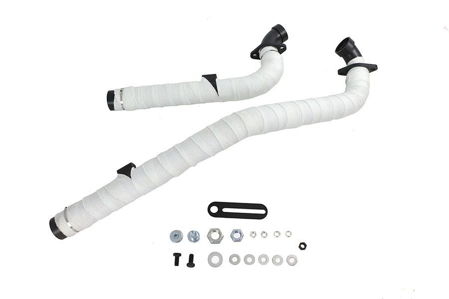 Indian Scout Drag Pipe Set Black