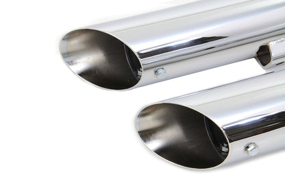 Wyatt Gatling Chrome Slash Muffler Set