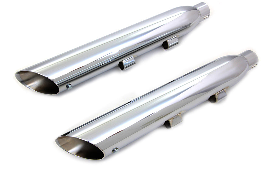 Wyatt Gatling Chrome Slash Muffler Set