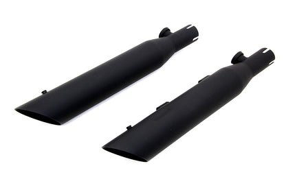 Wyatt Gatling Side Slash Slip-On Muffler Set Black