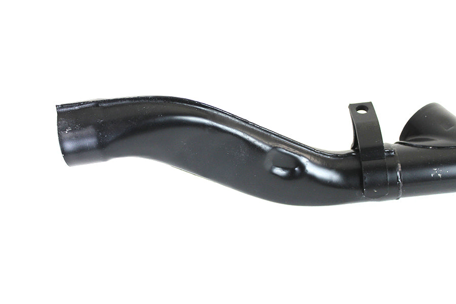 Flat Header and Y Exhaust Connector Combo Black