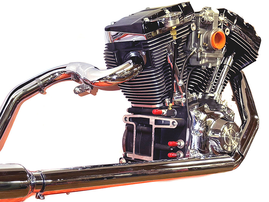 Touring Crossover Exhaust Header System Chrome
