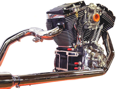 Touring Crossover Exhaust Header System Chrome