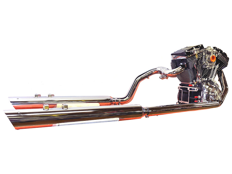 Touring Crossover Exhaust Header System Chrome