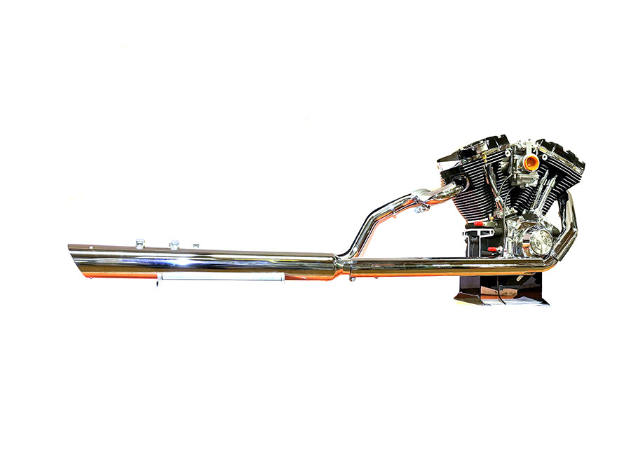 Touring Crossover Exhaust Header System Chrome
