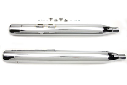Wyatt Gatling Muffler Set With Chrome Hollow Point End Tips