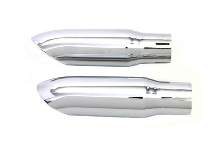 Chrome Mini Exhaust Tip Set