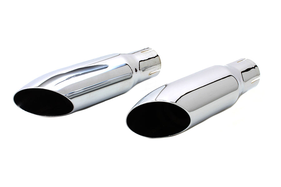 Chrome Mini Exhaust Tip Set